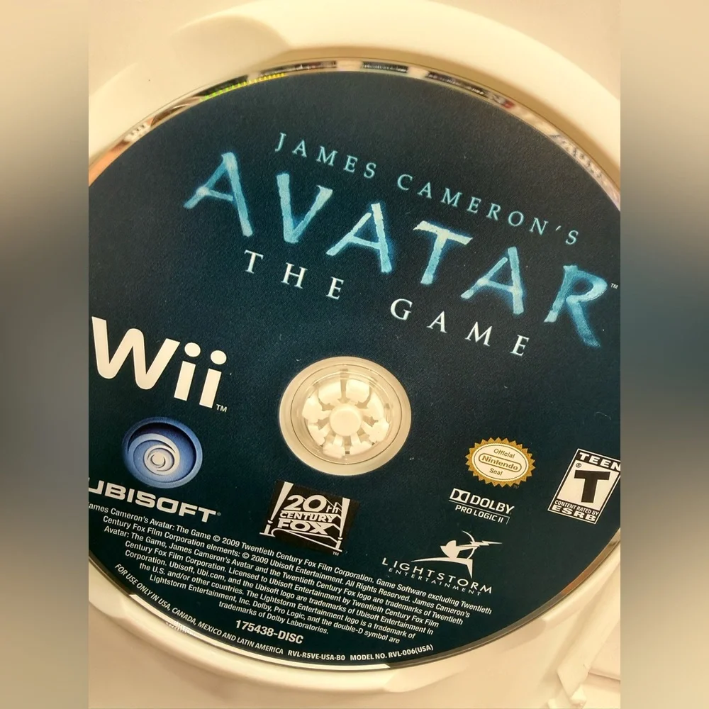 EUC Nintendo Wii James Cameron’s Avatar The Game Video Game